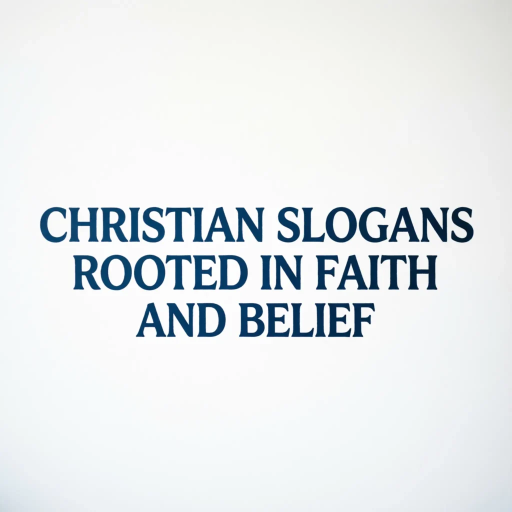Christian Slogans
