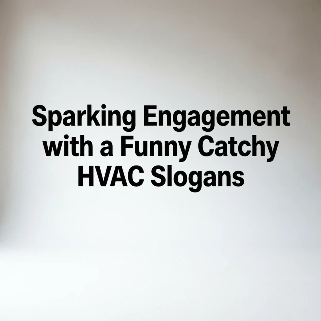 Catchy HVAC Slogans