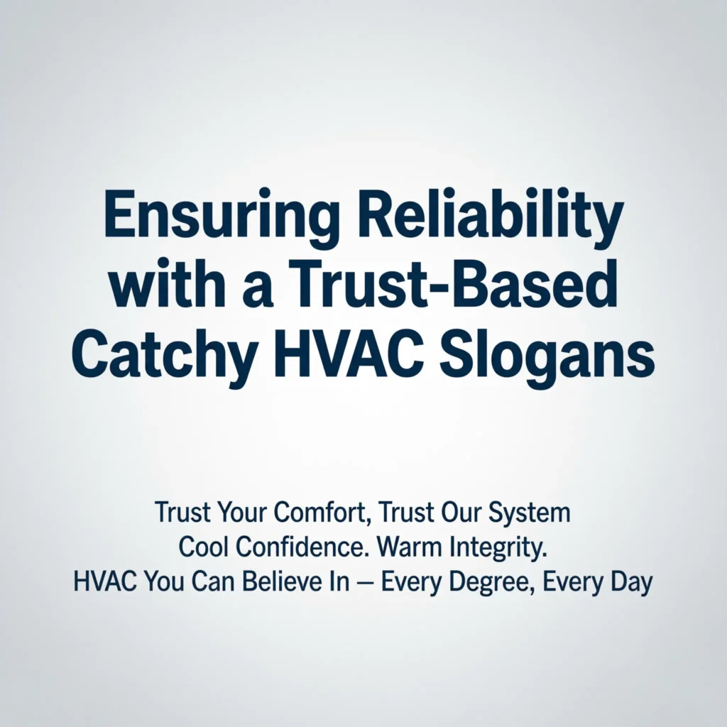 Catchy HVAC Slogans
