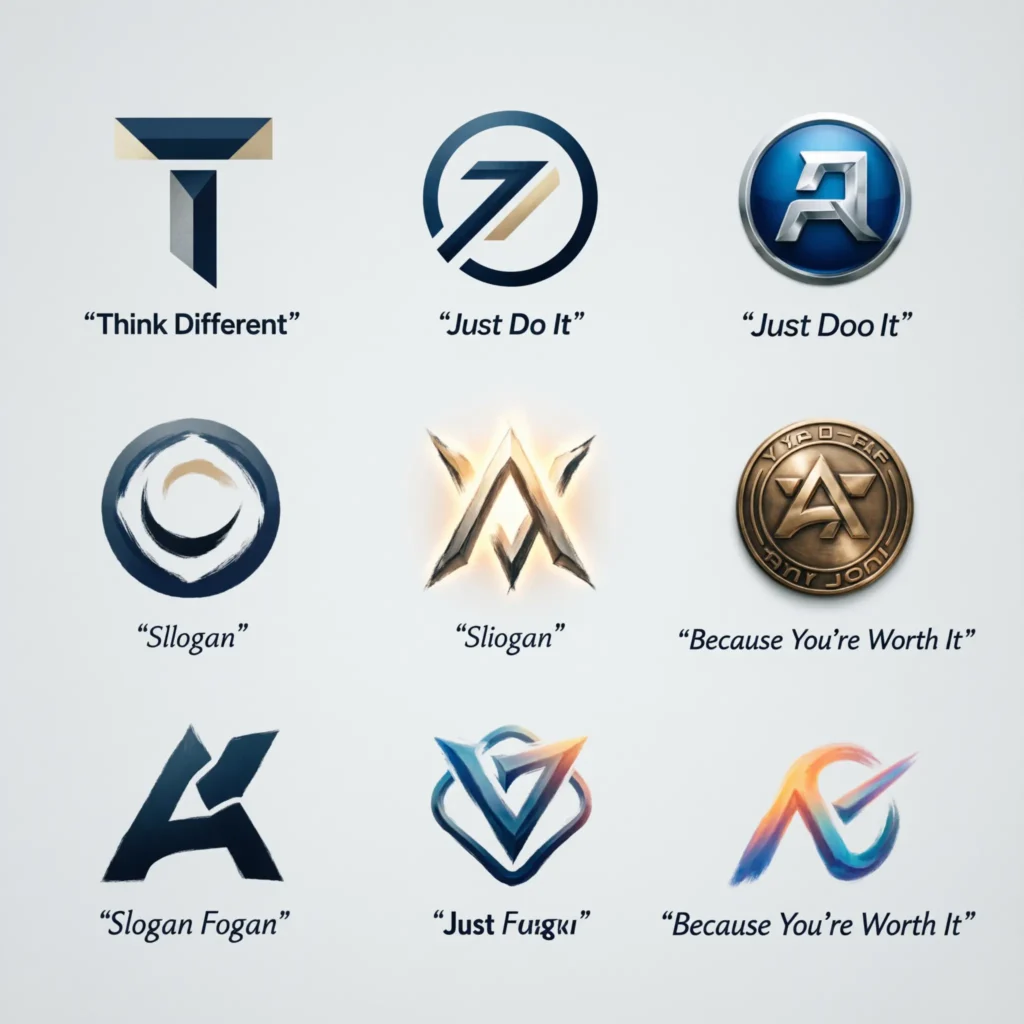 Logos With Slogans