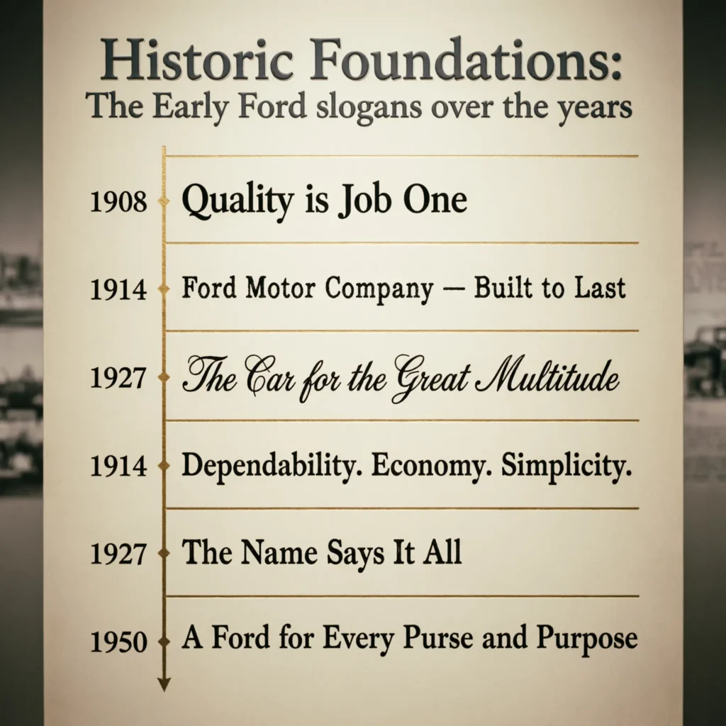 Ford Slogans Over the Years