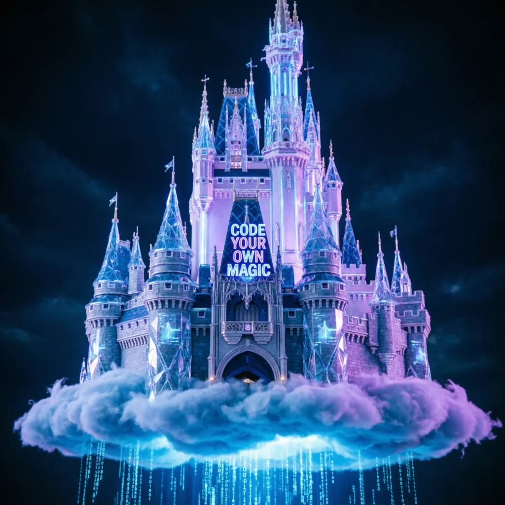 Igniting the Digital Frontier with a Tech-Forward Disney Slogan
