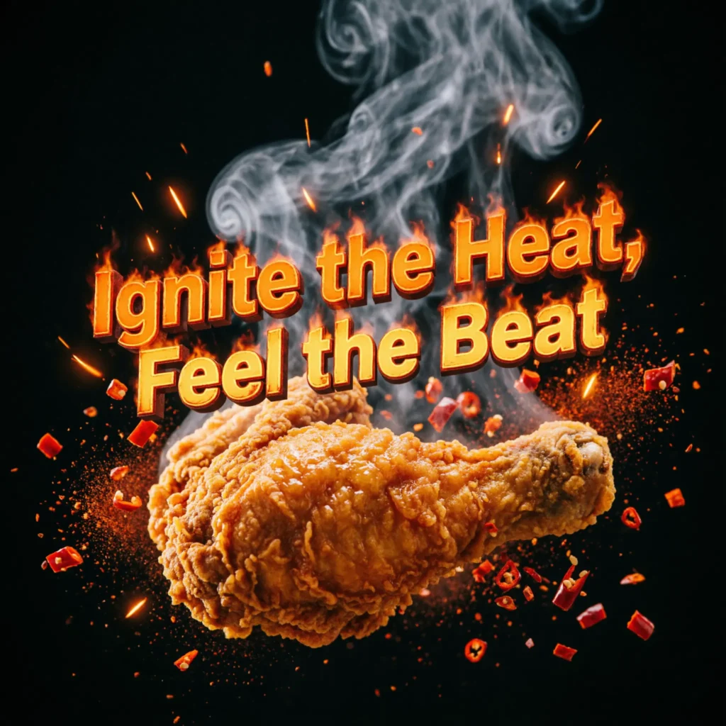 Igniting the Senses with a Heat-Focused Popeyes Slogan