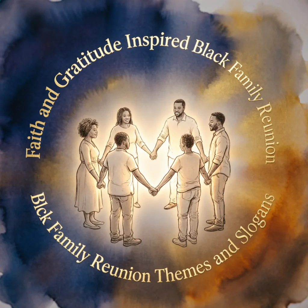 Faith and Gratitude Inspired Black Family Reunion Themes and Slogans